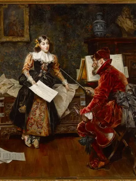 La lección de música